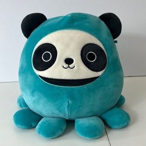 Squishmallow 8" Stanley Octo Panda Soft Plush AUTHENTIC Kellytoys